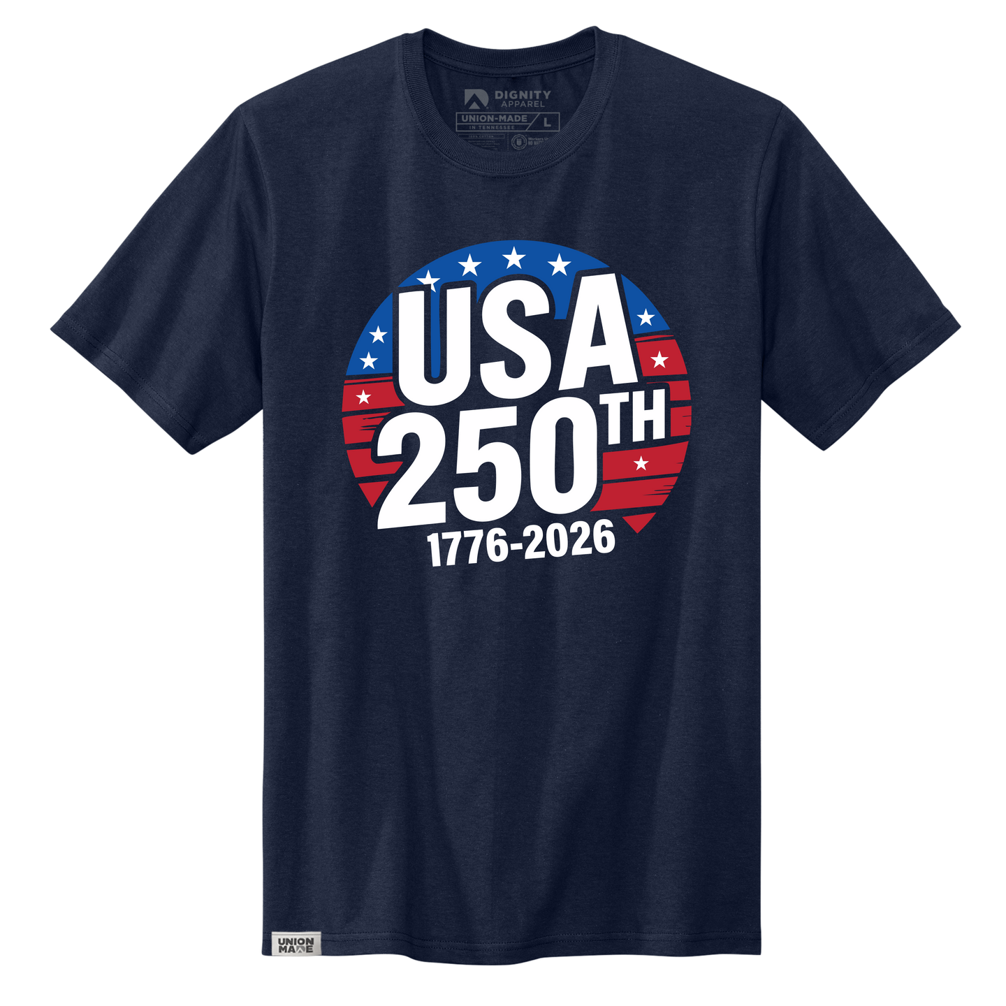 USA 250 Campaign Button Tee