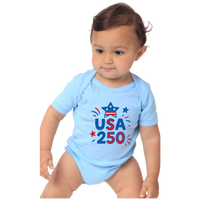 USA 250 Patriot Baby Onesie