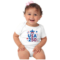 USA 250 Patriot Baby Onesie