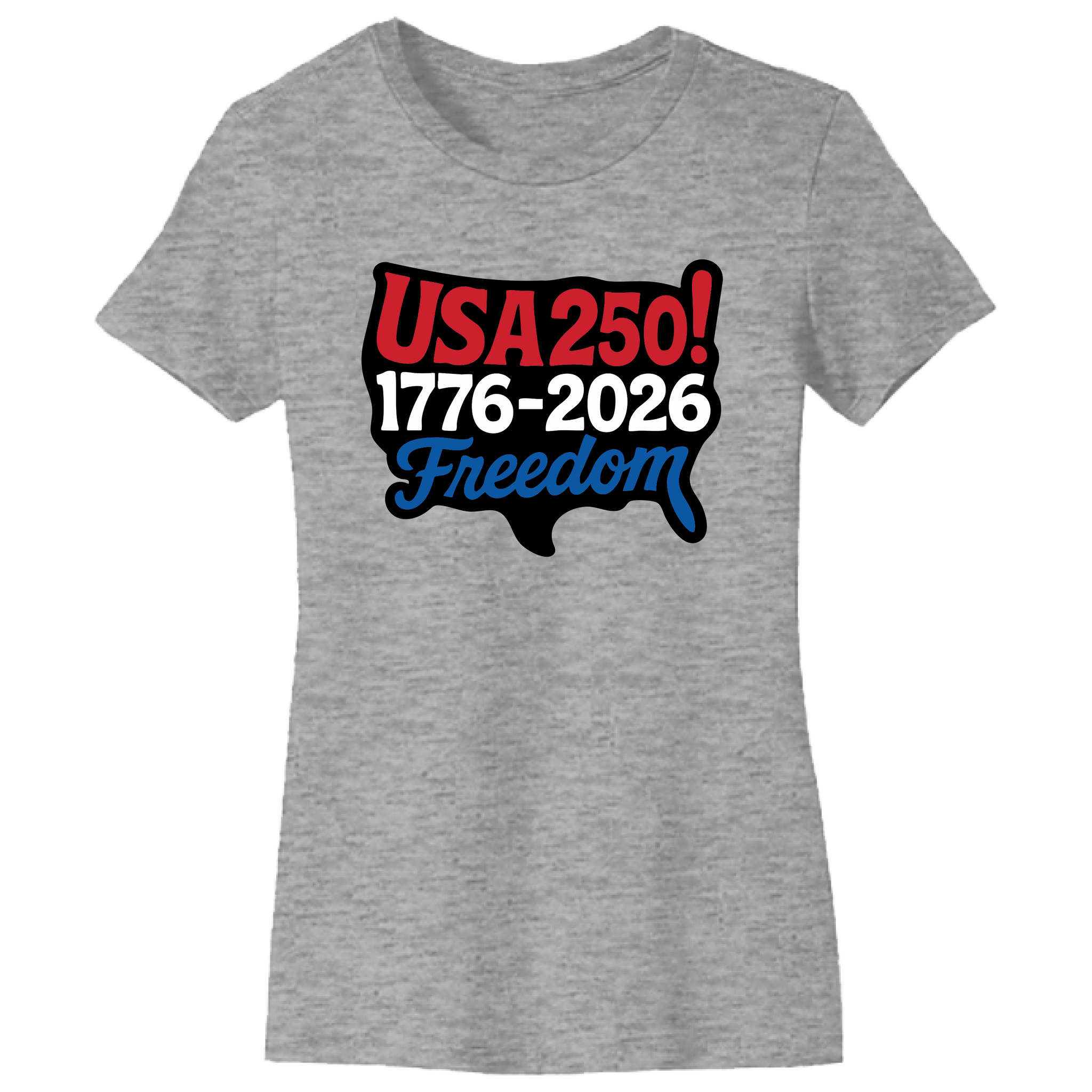 USA 250 Map Tee