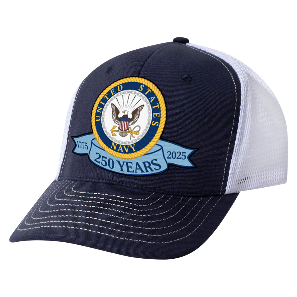 US Navy - 250 Commemorative Trucker Cap