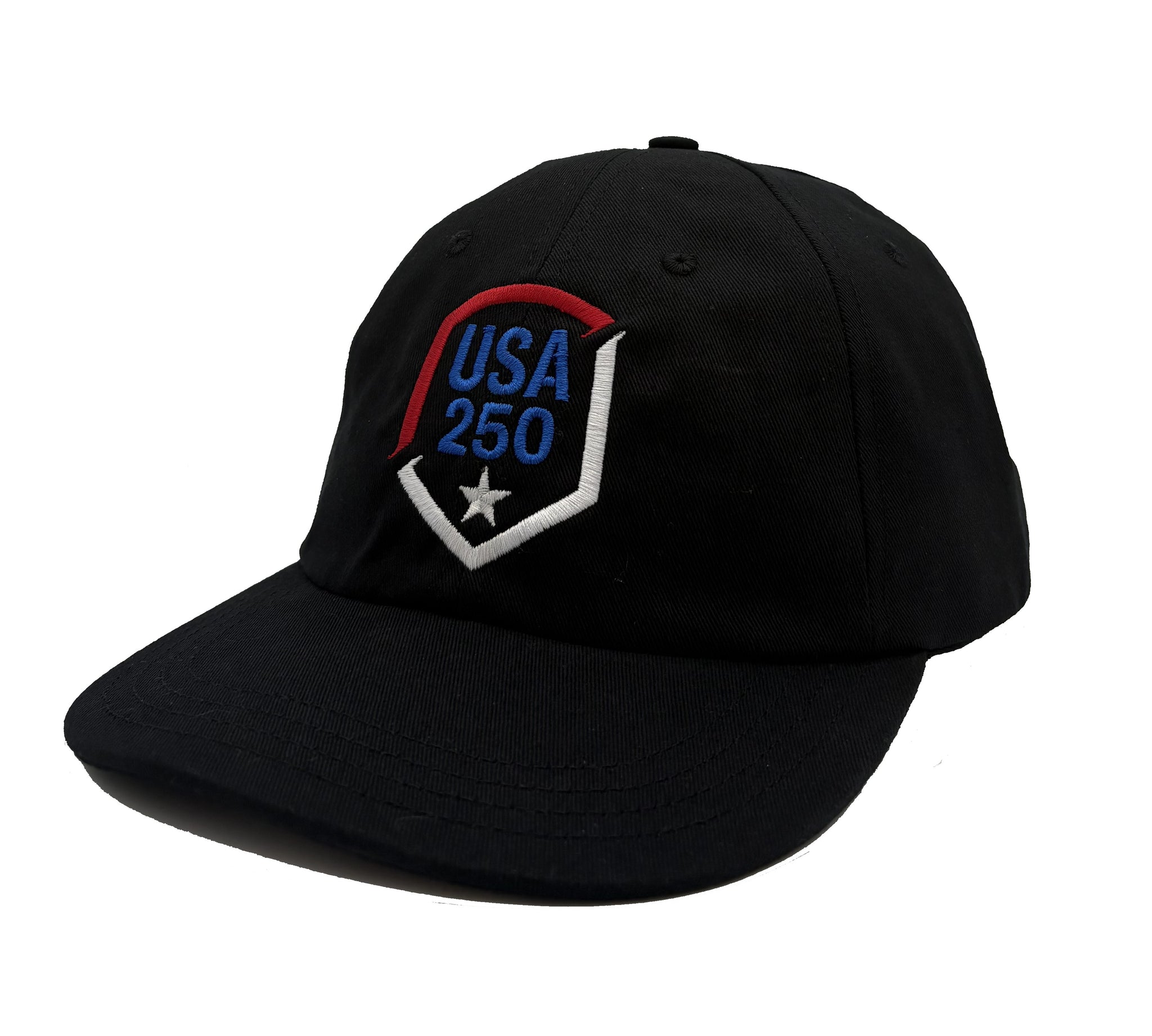 USA 250 Shield Baseball Cap - Dad Cap Style