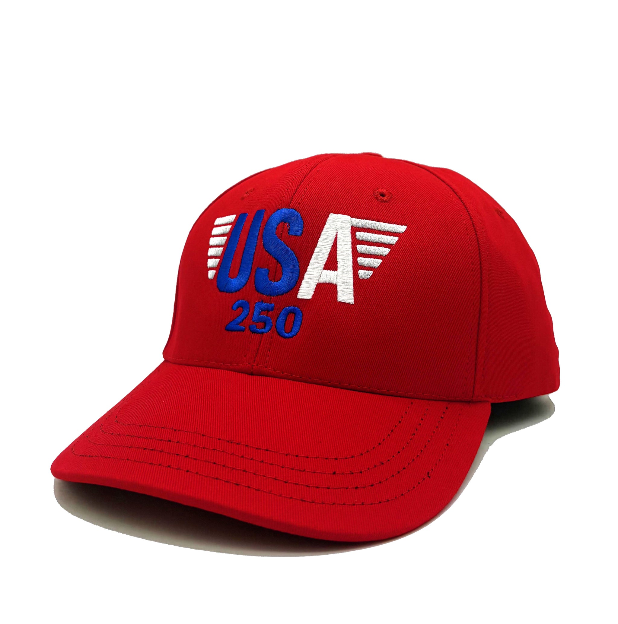 USA 250 Wings Baseball Cap - Red