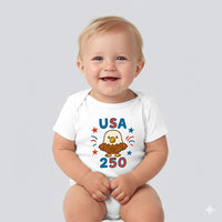 Baby Eagle USA 250 Onesies - Made in the USA