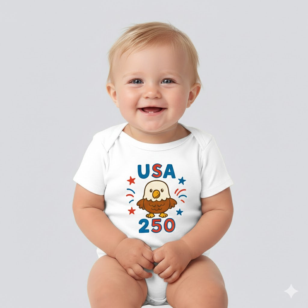 Baby Eagle USA 250 Onesies - Made in the USA