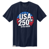 USA 250 Campaign Button Tee - Made in the USA