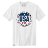 USA 250 Button Tee - Made in the USA
