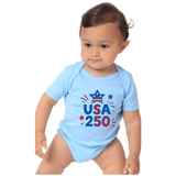 USA 250 Patriot Baby Onesie
