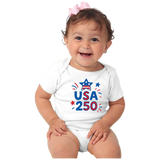USA 250 Patriot Baby Onesie