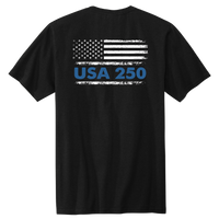 USA 250 Thin Blue Line Honor Tee