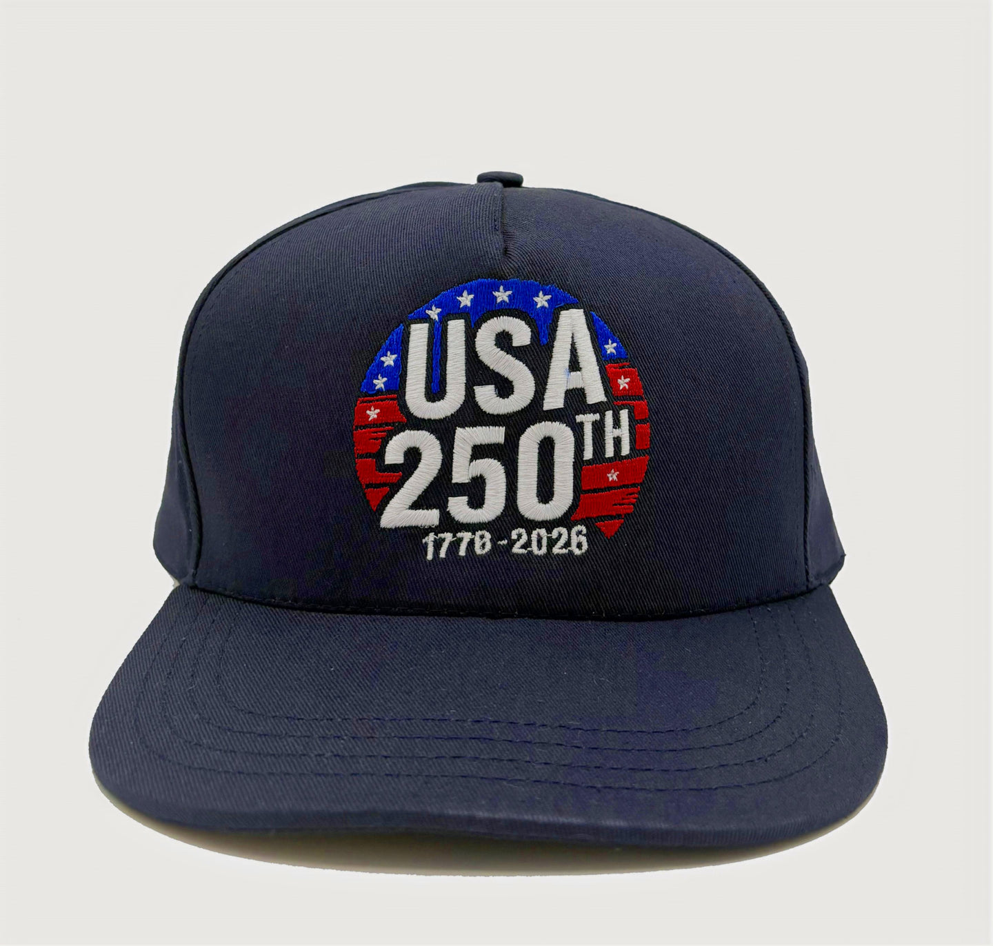 USA 250 Campaign Button Baseball Cap