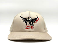 Sam the Eagle Tan Chino Cap - Made in the USA